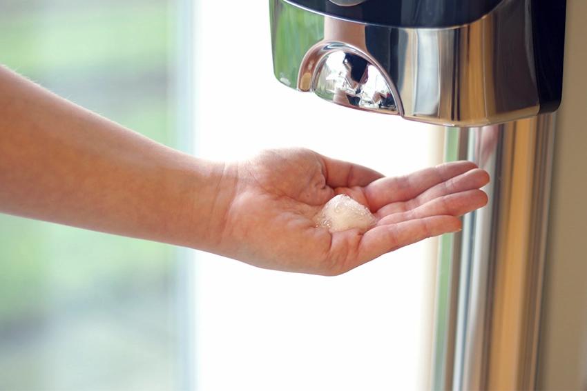 sæbe dispenser billede