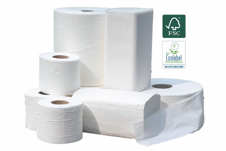 Papirprodukter i Care-Ness Excellent Minus-serien