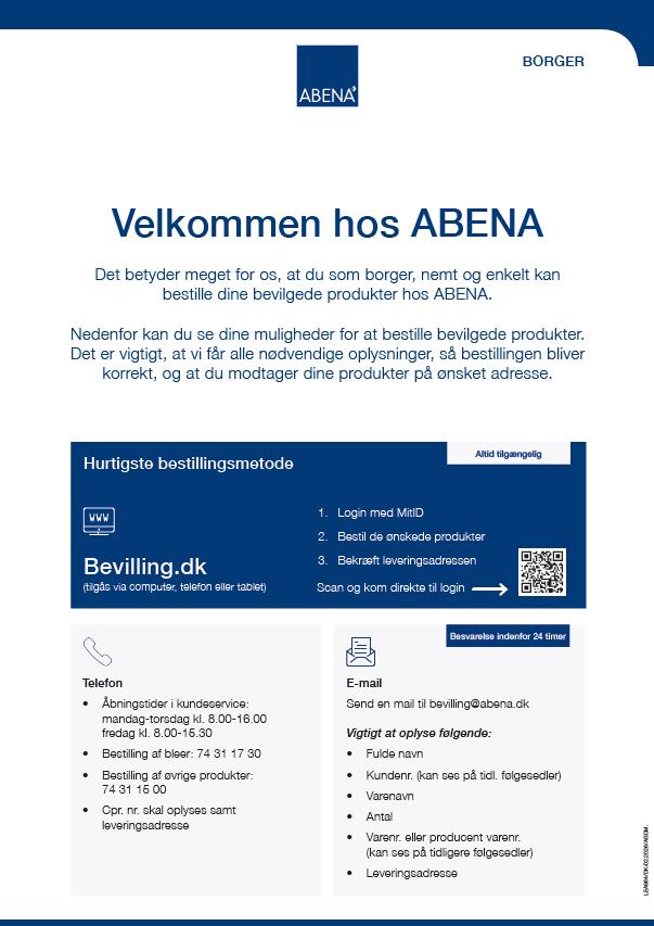 Bevilling bestilling borger